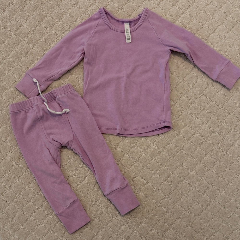 Childhoods set in Lavender Kids Pajama Set